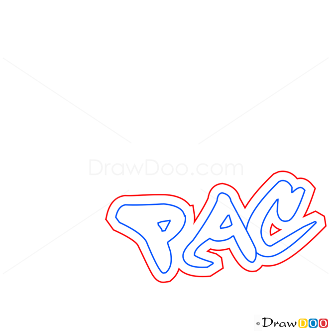 How to Draw 2Pac, Graffiti