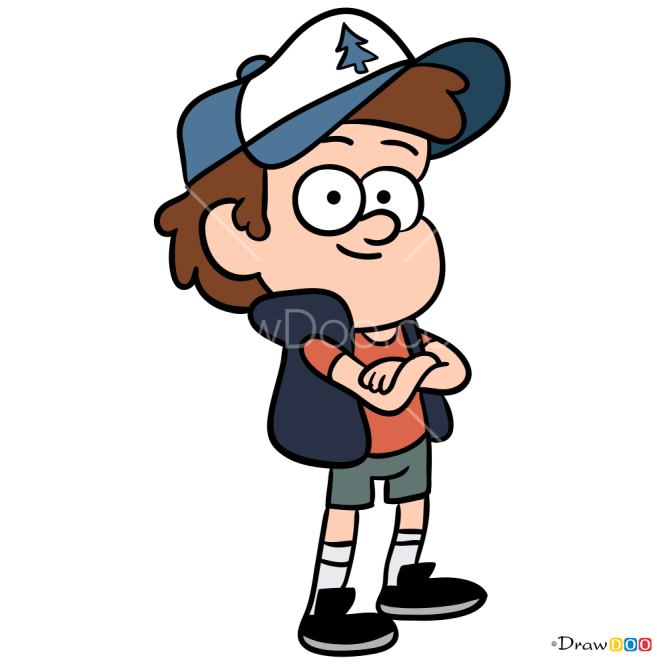 How to Draw Dipper Pines, Gravity Falls