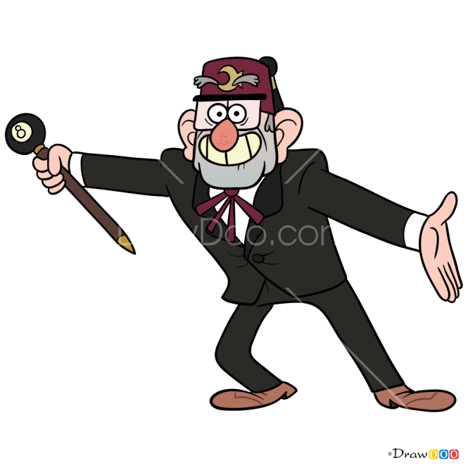 How to Draw Grunkle Stan, Gravity Falls