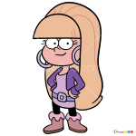 How to Draw Pacifica Northwest, Gravity Falls