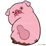 How to Draw Waddles, Gravity Falls