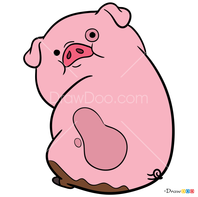 How to Draw Waddles, Gravity Falls