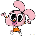 How to Draw Anais, Gumball
