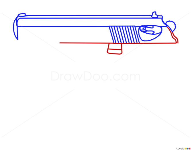 How to Draw Makarov Pistol, Guns and Pistols