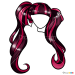 How to Draw Draculaura s Tails, Hairstyles