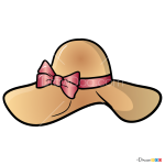 How to Draw Hat with Bow, Hats