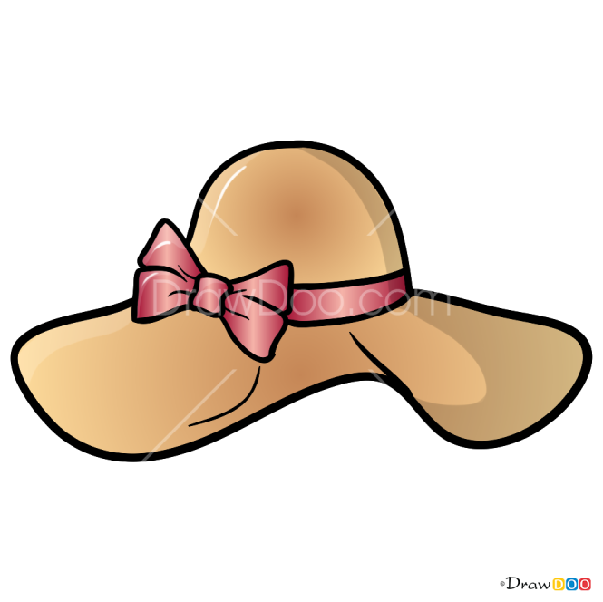 How to Draw Hat with Bow, Hats