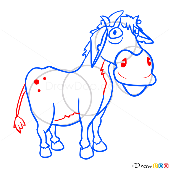 How to Draw Grey Donkey, Hay Day