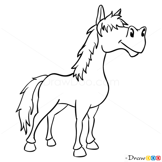 How to Draw Palomino Horse, Hay Day
