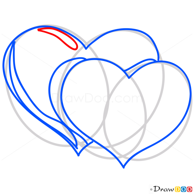 How to Draw Two Hearts, Hearts