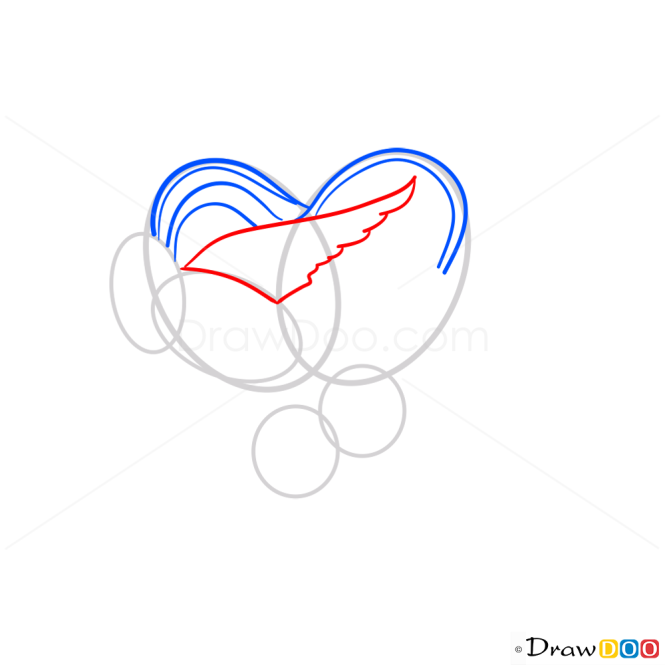 How to Draw Heart and Swallow, Hearts