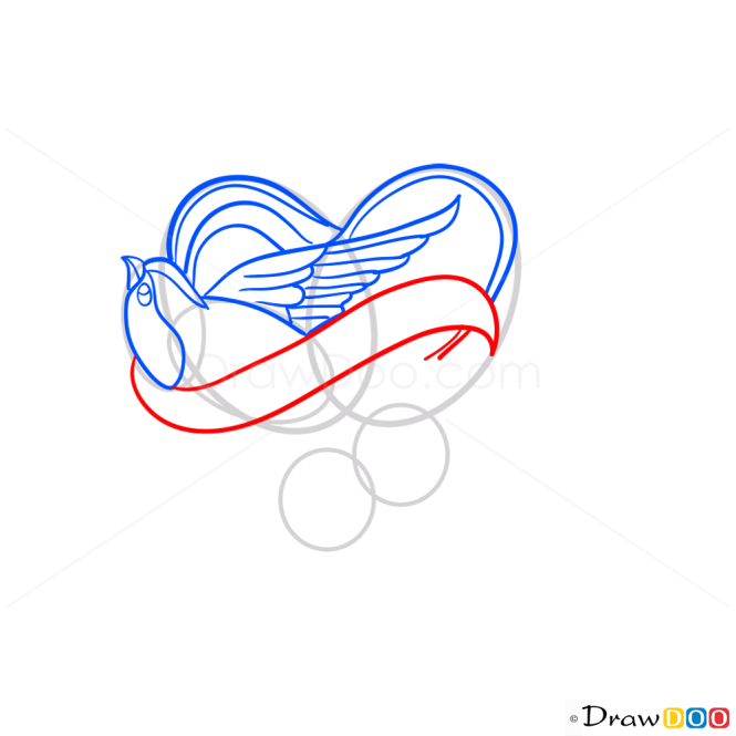 Drawing of a Heart, Step by Step Drawing Lessons
