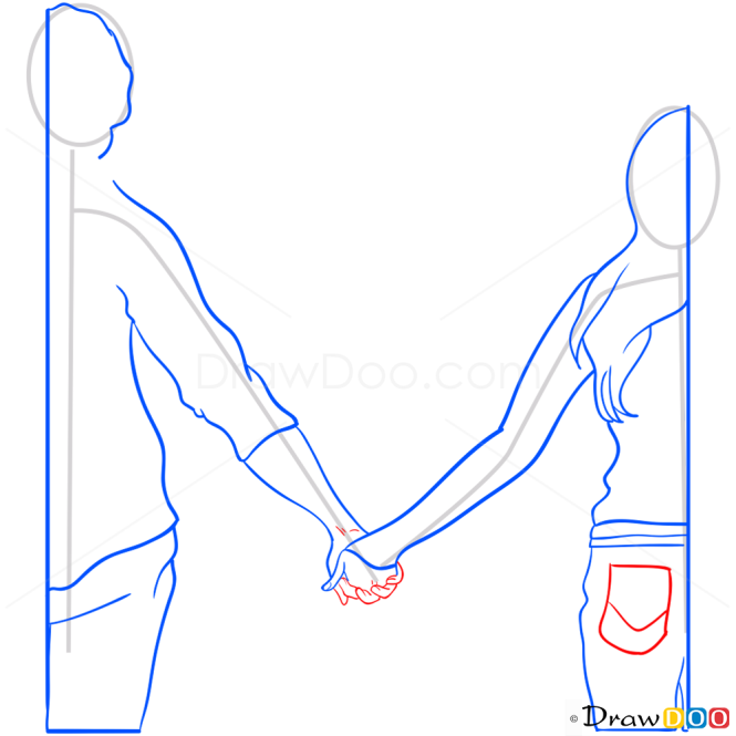 How to Draw Couple, Hearts