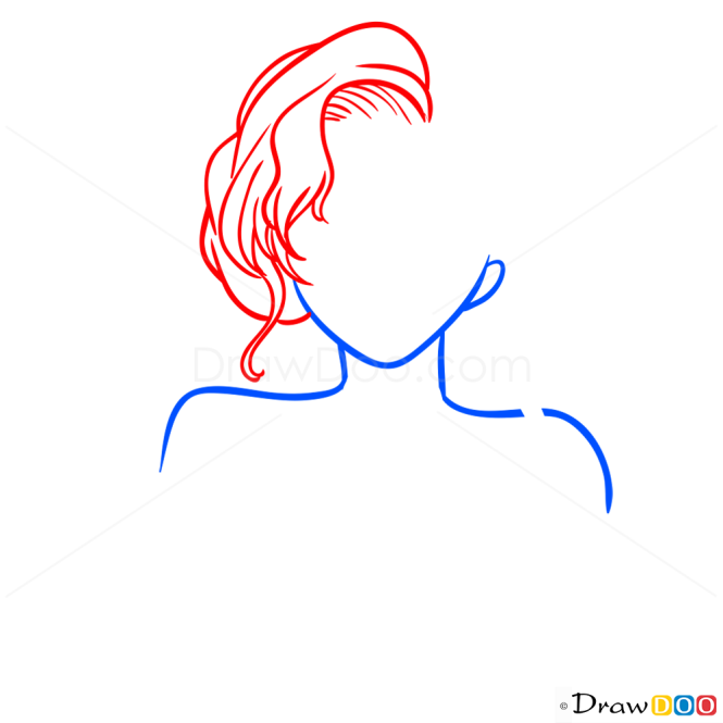 Hair Drawing Lessons, Step by Step Drawing