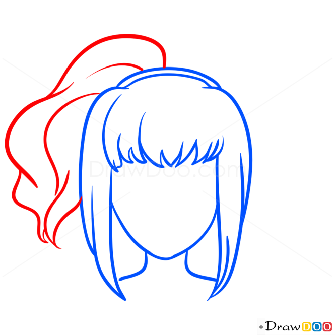 Hairstyles Drawing Lessons, Step by Step Drawing