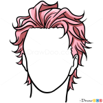 Easy Hair Drawing Lesson, Step by Step Drawing
