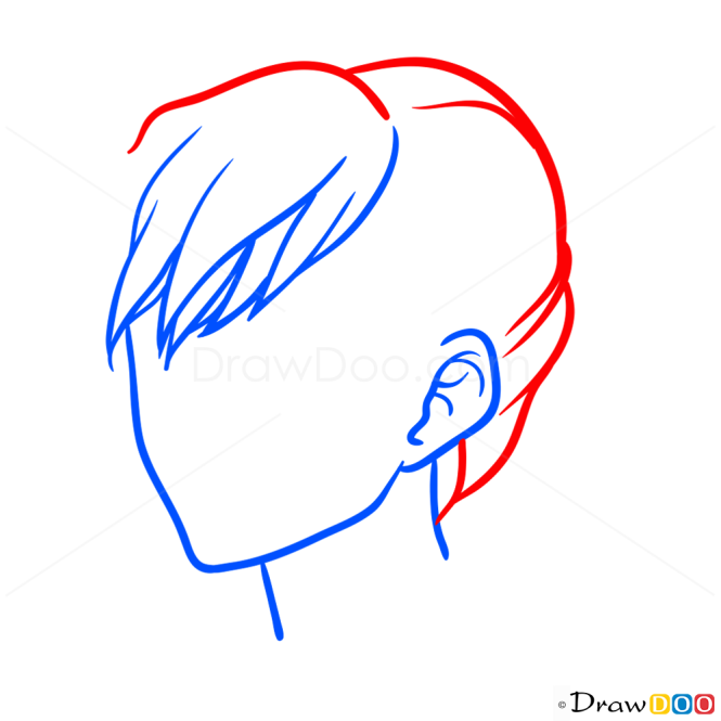Drawing Hairstyles Lesson, Step by Step Drawing