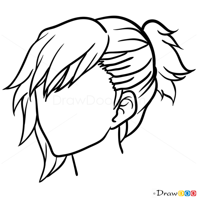Drawing Hairstyles Lesson, Step by Step Drawing