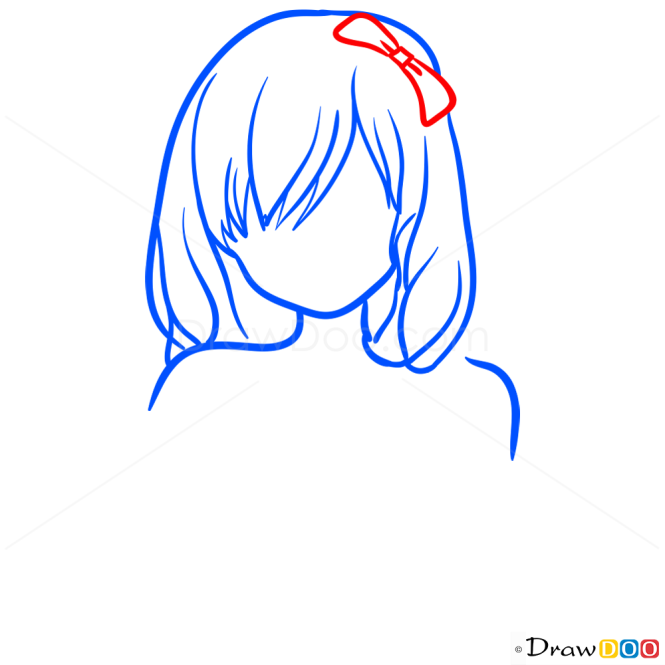 Drawing Hairstyles Easy Lesson, Step by Step Drawing