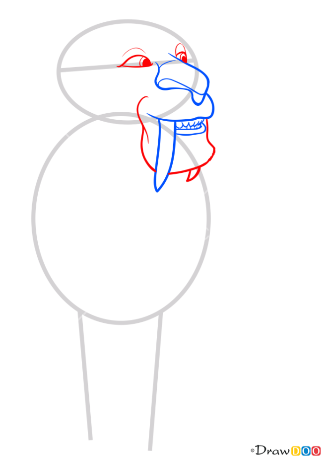 How to Draw Diego, Ice Age