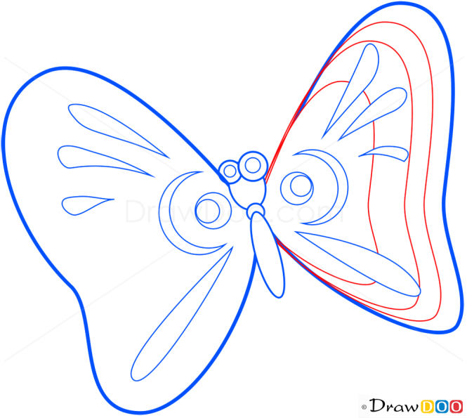 How to Draw Yellow Butterfly, Insects