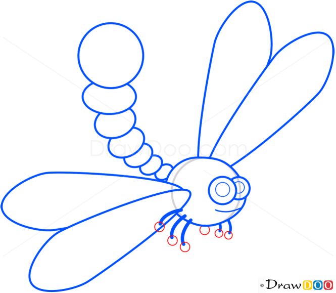 How to Draw Dragonfly, Insects