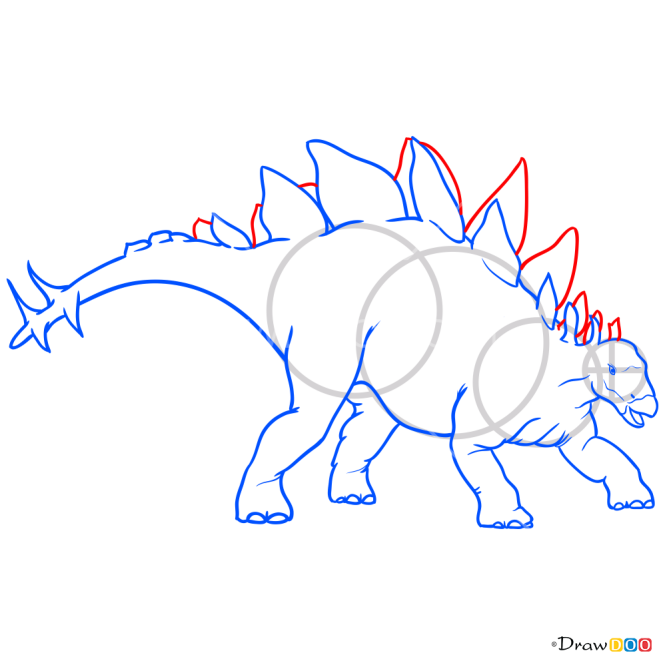 How to Draw Stegosaurus, Jurassic Dinosaurs