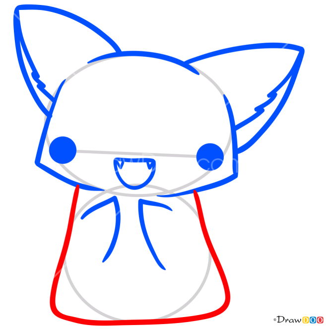 How to Draw Cute Fox, Kawaii