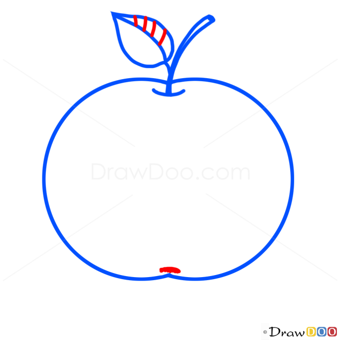 How to Draw Apple, Kids Draw
