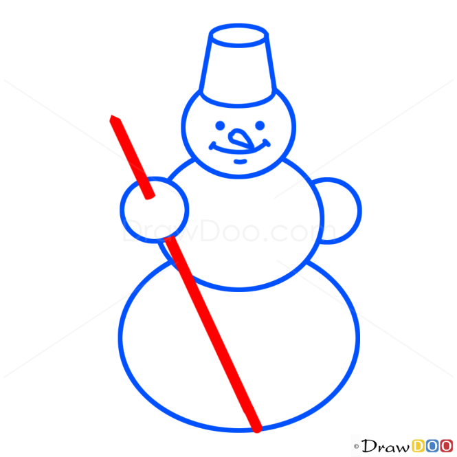 How to Draw Snowman, Kids Draw