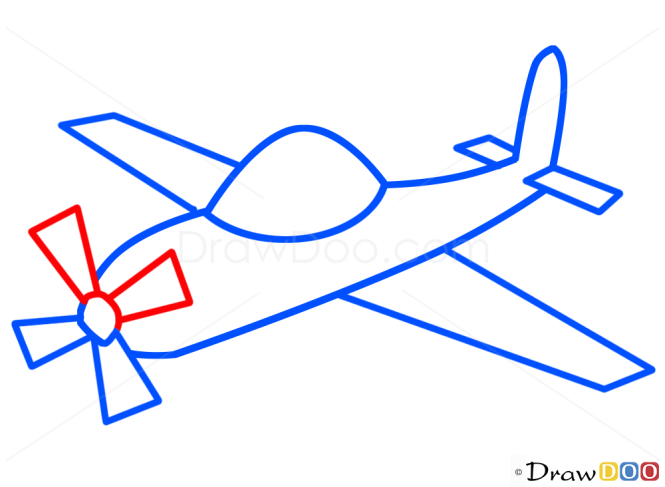 How to Draw Airplane, Kids Draw