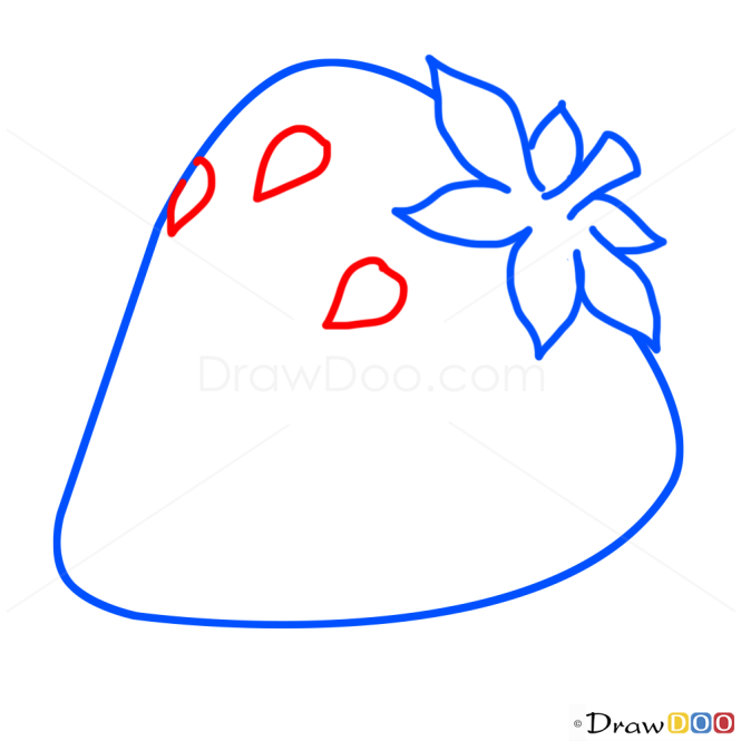 How to Draw Strawberry, Kids Draw