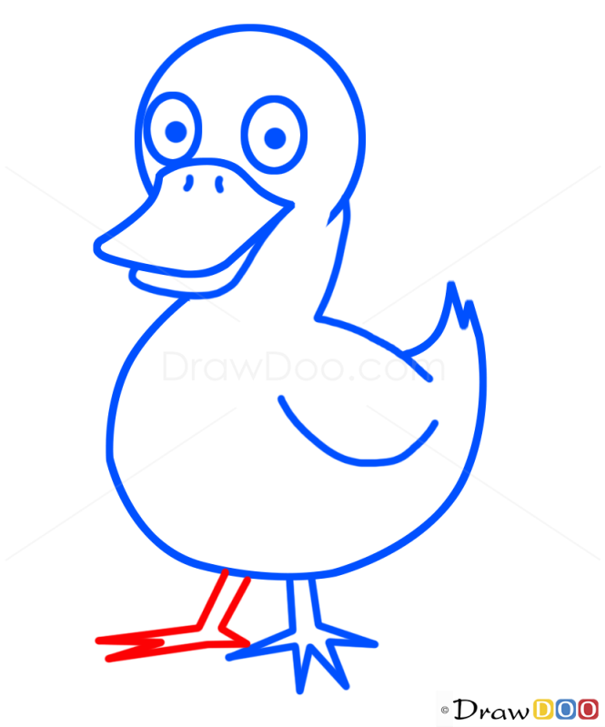 How to Draw Duck, Kids Draw