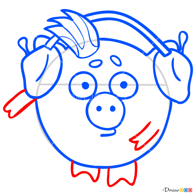 How to Draw Dj Robkiy, Kikoriki
