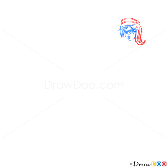 How to Draw Caitlyn, League of Legends