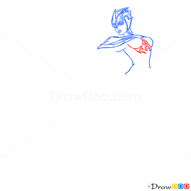 How to Draw Riven, League of Legends