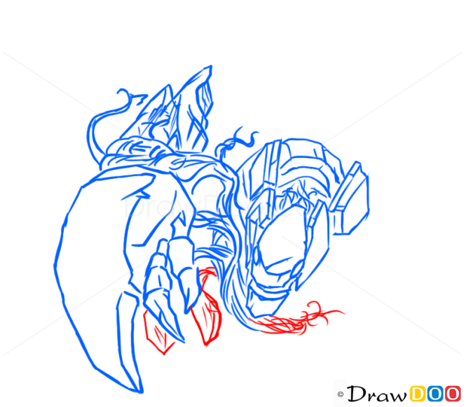 How to Draw Skarner, League of Legends