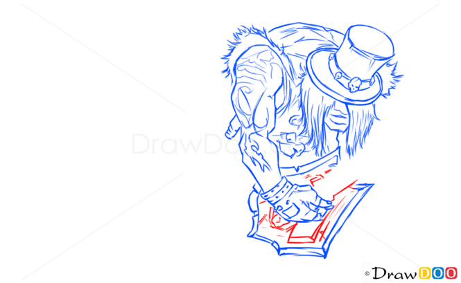 How to Draw Yorick, League of Legends