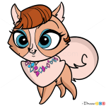 How to Draw Madame Pom, Littlest Pet Shop