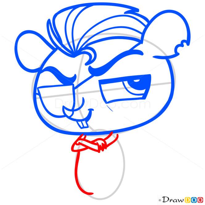 How to Draw Pete, Littlest Pet Shop