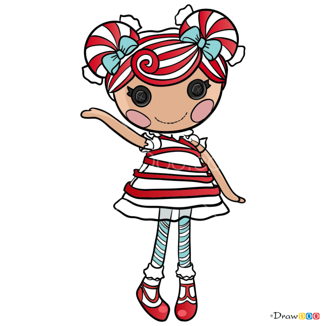 How to Draw Mint E Stripes, Lalaloopsy