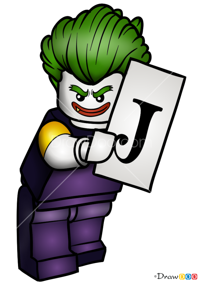 How to Draw Joker 2, Lego Batman Movie
