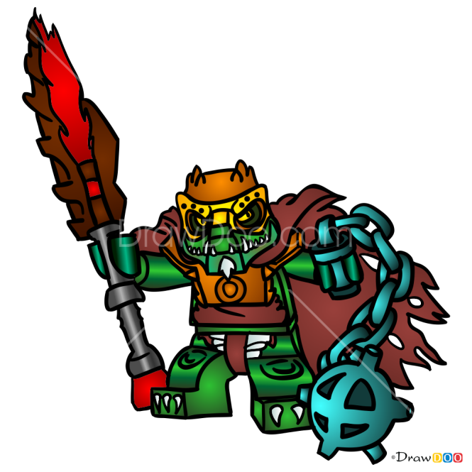 How to Draw Crominus, Lego Chima
