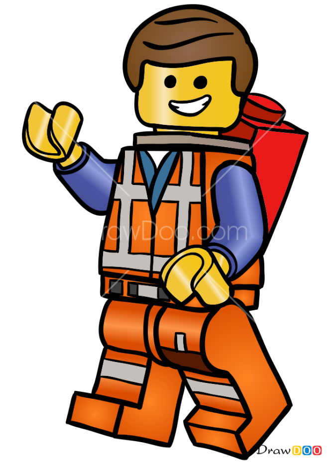 How to Draw Emmet, Lego City