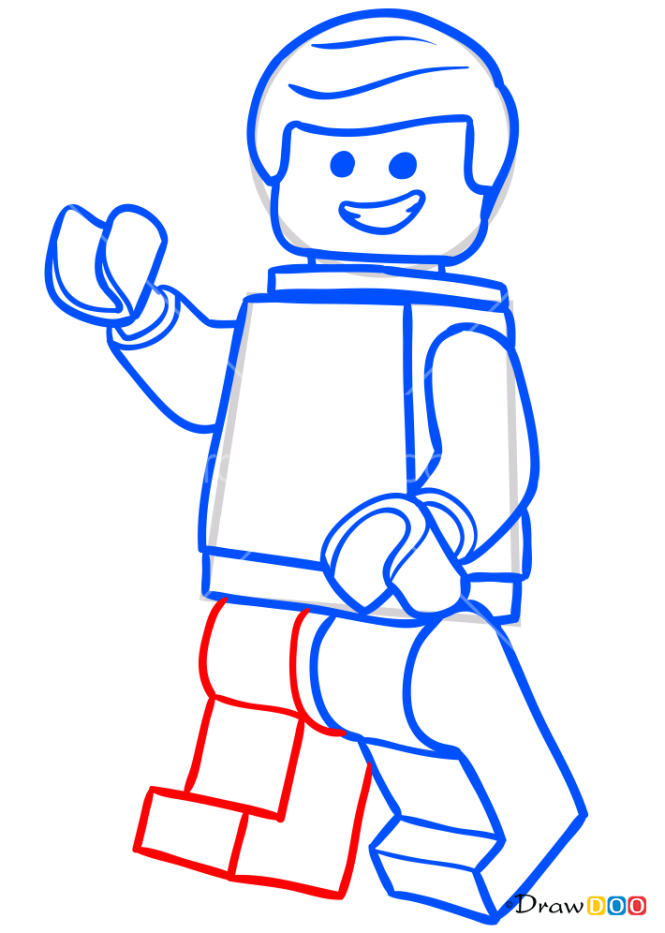 How to Draw Emmet, Lego City