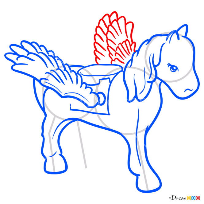 How to Draw Pegasus, Lego Elves