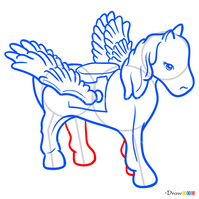 How to Draw Pegasus, Lego Elves