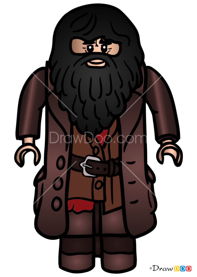 How to Draw Hagrid, Lego Harry Potter
