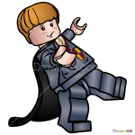 How to Draw Ronald Weasley, Lego Harry Potter