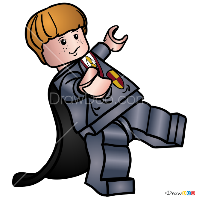 How to Draw Ronald Weasley, Lego Harry Potter